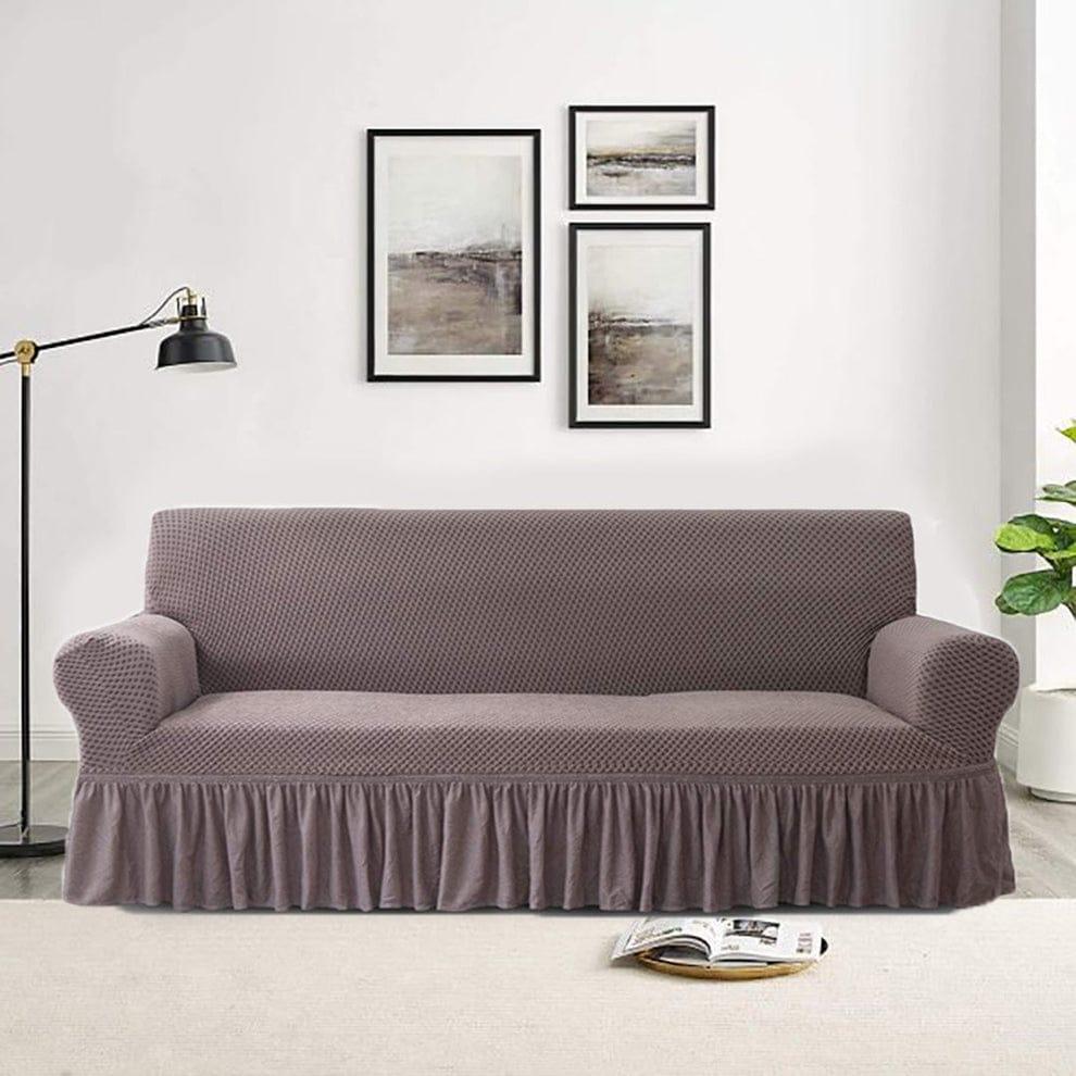 Premium Turkish Sofa Covers with elegant, luxurious designs, crafted from high-quality fabric for a smooth, wrinkle-free fit, providing both comfort and protection to your sofa.