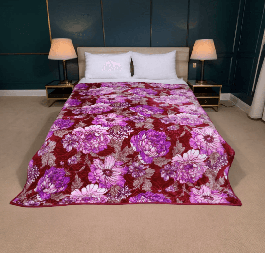 Supremo AC Flannel Blanket made from soft, high-quality flannel fabric, providing warmth and comfort. Perfect for air-conditioned rooms, offering a cozy, lightweight feel for year-round use.