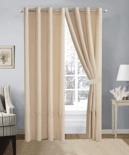  Luxury Velvet Embroidered Curtains featuring intricate embroidery on soft velvet fabric, adding elegance and sophistication to any room. Perfect for enhancing your windows with a luxurious look and feel."