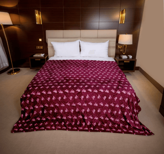 Supremo AC Flannel Blanket made from soft, high-quality flannel fabric, providing warmth and comfort. Perfect for air-conditioned rooms, offering a cozy, lightweight feel for year-round use.