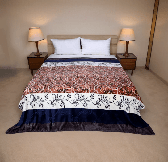 Supremo AC Flannel Blanket made from soft, high-quality flannel fabric, providing warmth and comfort. Perfect for air-conditioned rooms, offering a cozy, lightweight feel for year-round use.