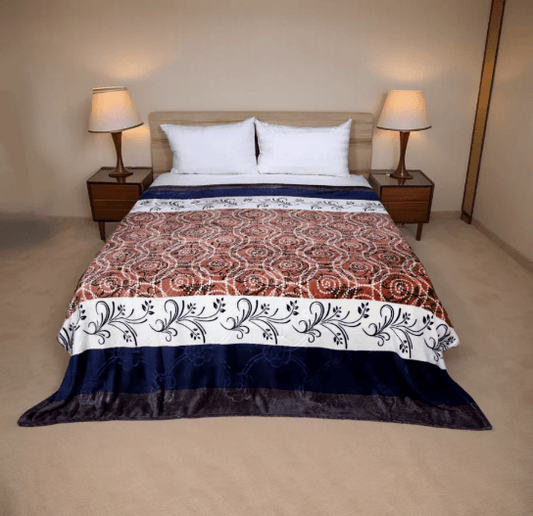 Supremo AC Flannel Blanket made from soft, high-quality flannel fabric, providing warmth and comfort. Perfect for air-conditioned rooms, offering a cozy, lightweight feel for year-round use.