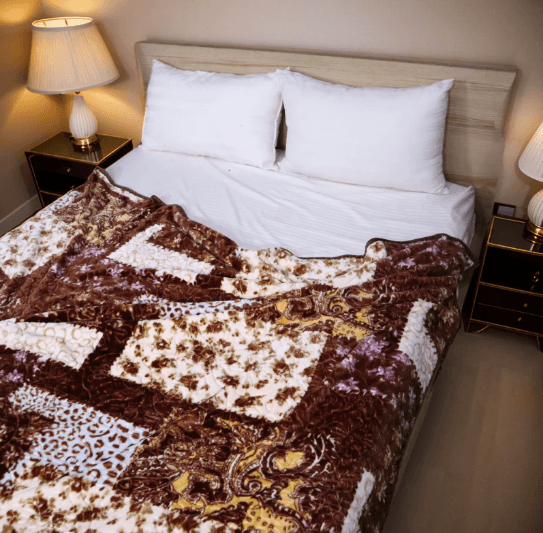 Supremo AC Flannel Blanket made from soft, high-quality flannel fabric, providing warmth and comfort. Perfect for air-conditioned rooms, offering a cozy, lightweight feel for year-round use.