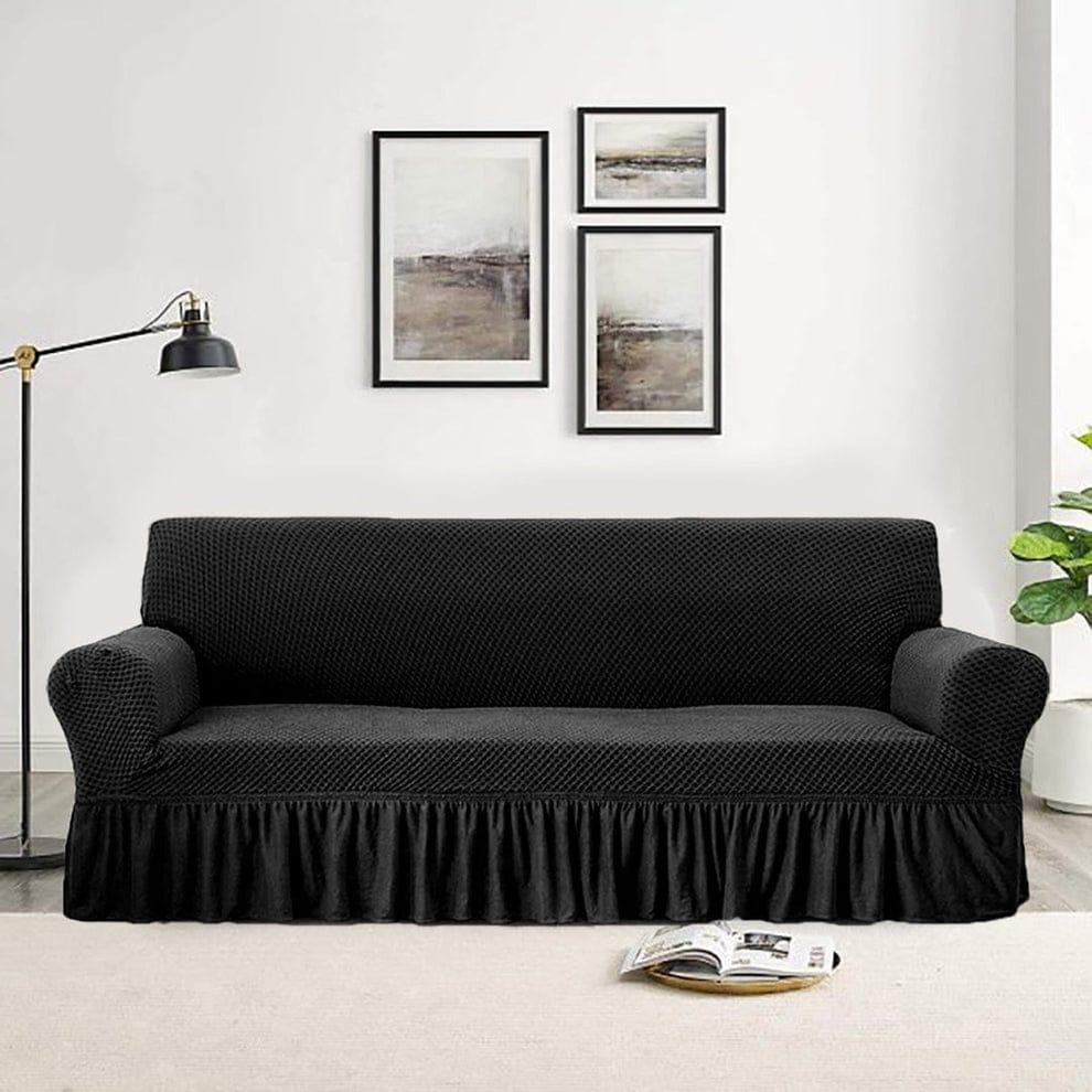 Premium Turkish Sofa Covers with elegant, luxurious designs, crafted from high-quality fabric for a smooth, wrinkle-free fit, providing both comfort and protection to your sofa.