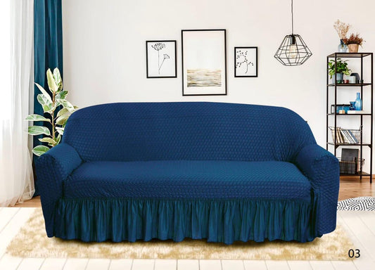 Premium Butterfly Sofa Covers with intricate butterfly patterns, offering a stylish, luxurious fit. Made from durable, stretchable fabric for a smooth, wrinkle-free look and long-lasting protection.