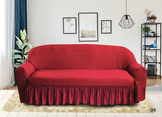 Premium Butterfly Sofa Covers with intricate butterfly patterns, offering a stylish, luxurious fit. Made from durable, stretchable fabric for a smooth, wrinkle-free look and long-lasting protection.