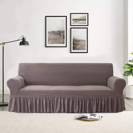 Premium Turkish Sofa Covers with elegant, luxurious designs, crafted from high-quality fabric for a smooth, wrinkle-free fit, providing both comfort and protection to your sofa.