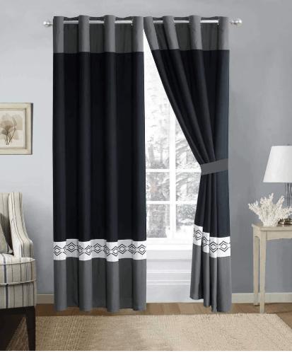 Luxury Velvet Embroidered Curtains featuring intricate embroidery on soft velvet fabric, adding elegance and sophistication to any room. Perfect for enhancing your windows with a luxurious look and feel.